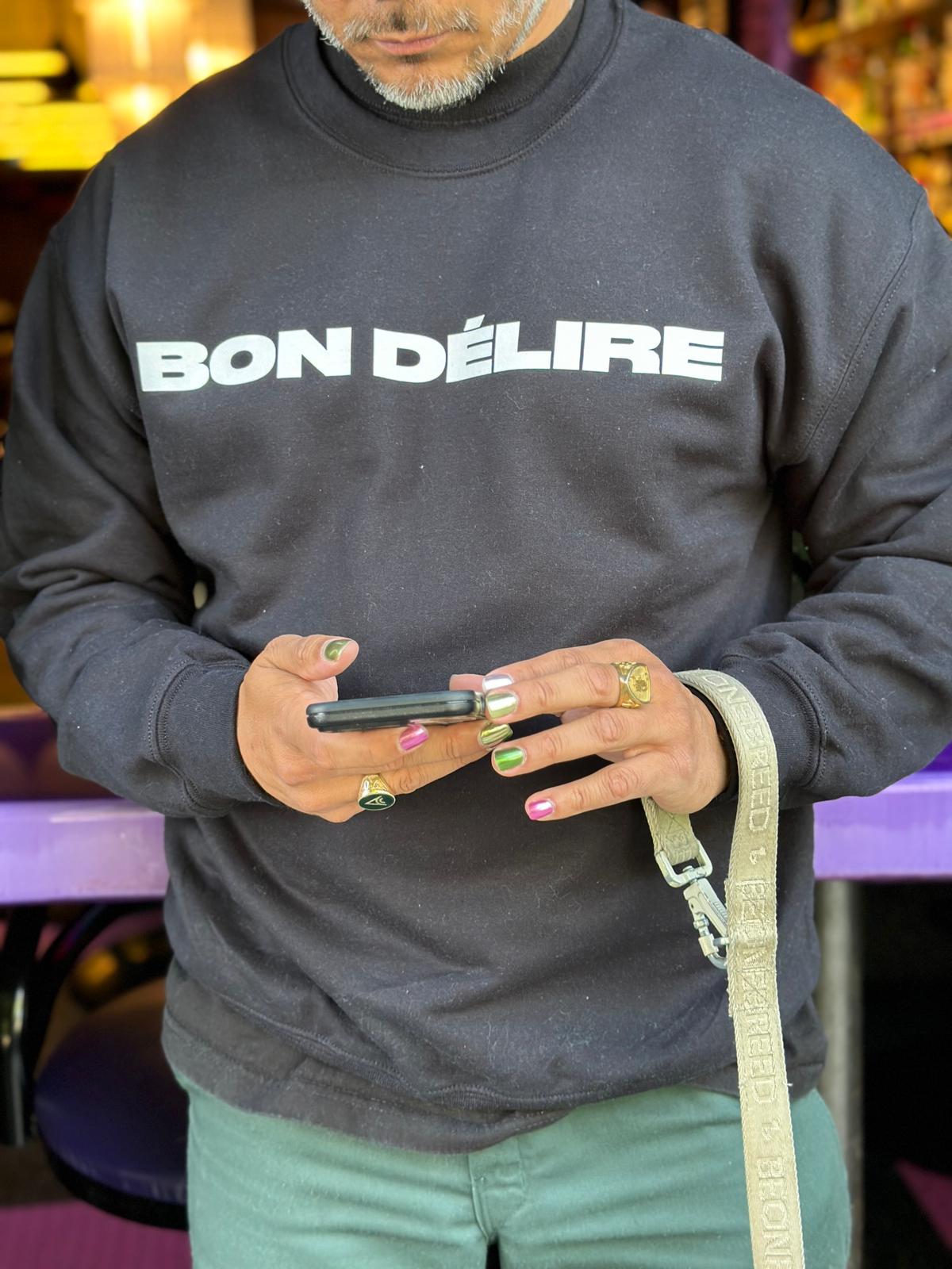 Bon Delire Black crewneck