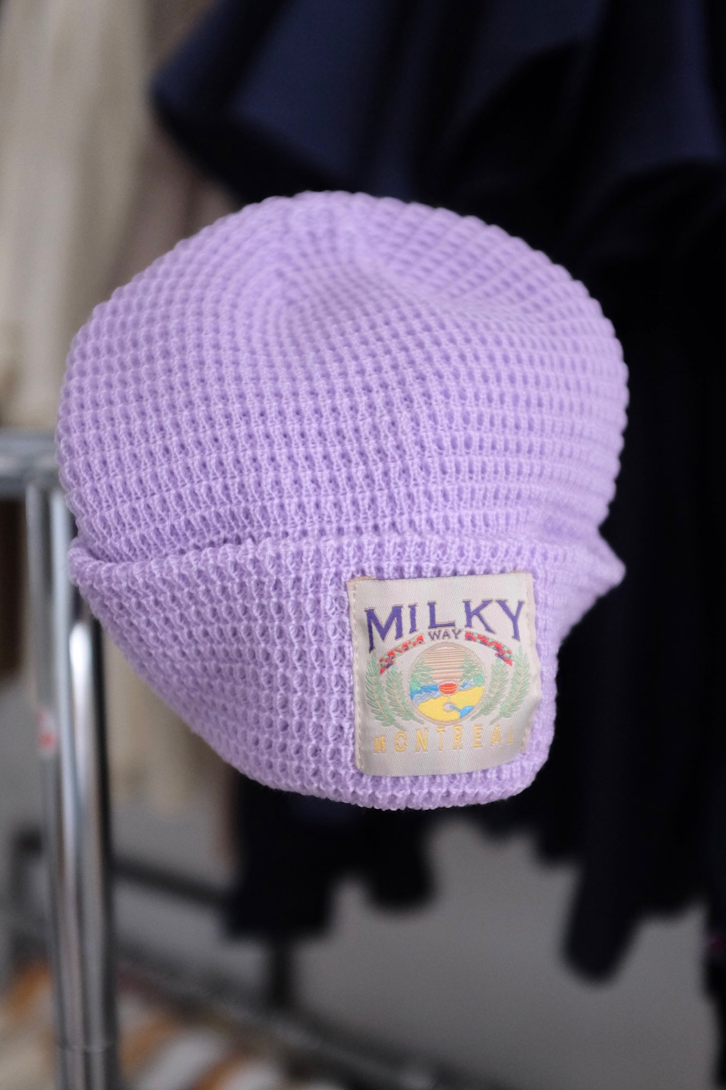 Milky Way Lavender Vacation Beanie