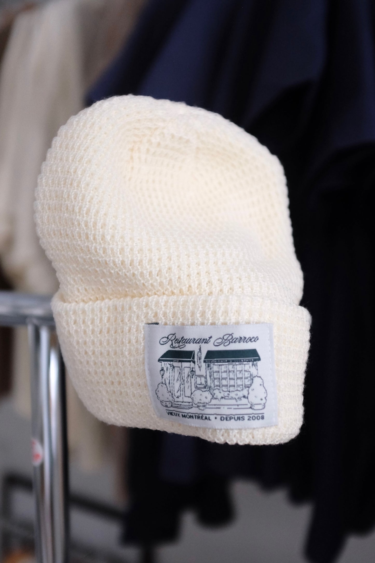 Barroco Cream Beanie