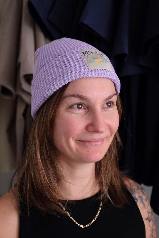 Milky Way Lavender Vacation Beanie