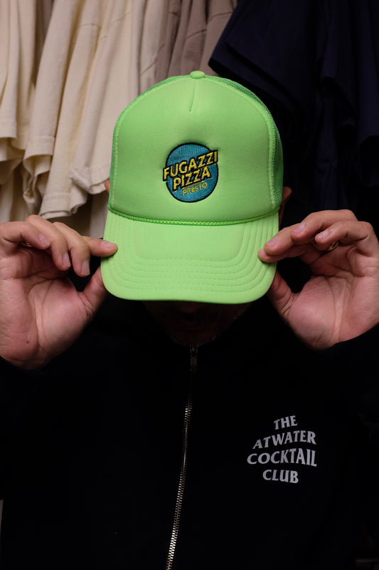 Fugazzi Pizza Lime Green Fluo Hunting Cap