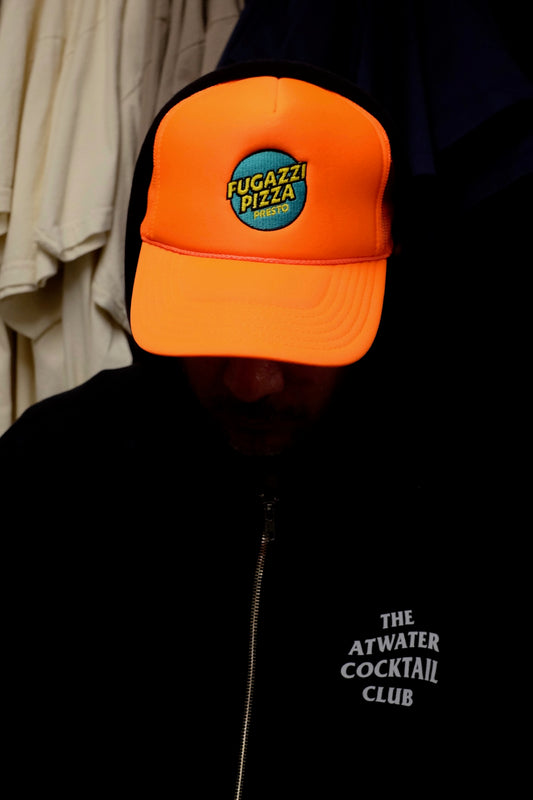 Fugazzi Pizza Presto Orange Fluo Hunting Cap