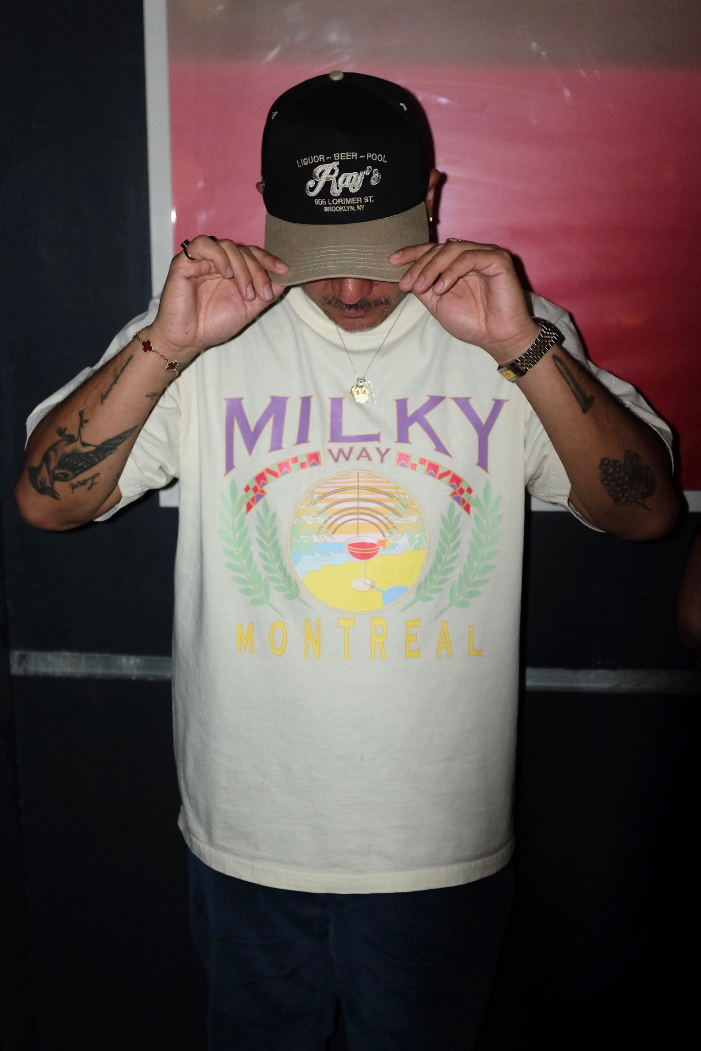 Milky Way Cream T Shirt