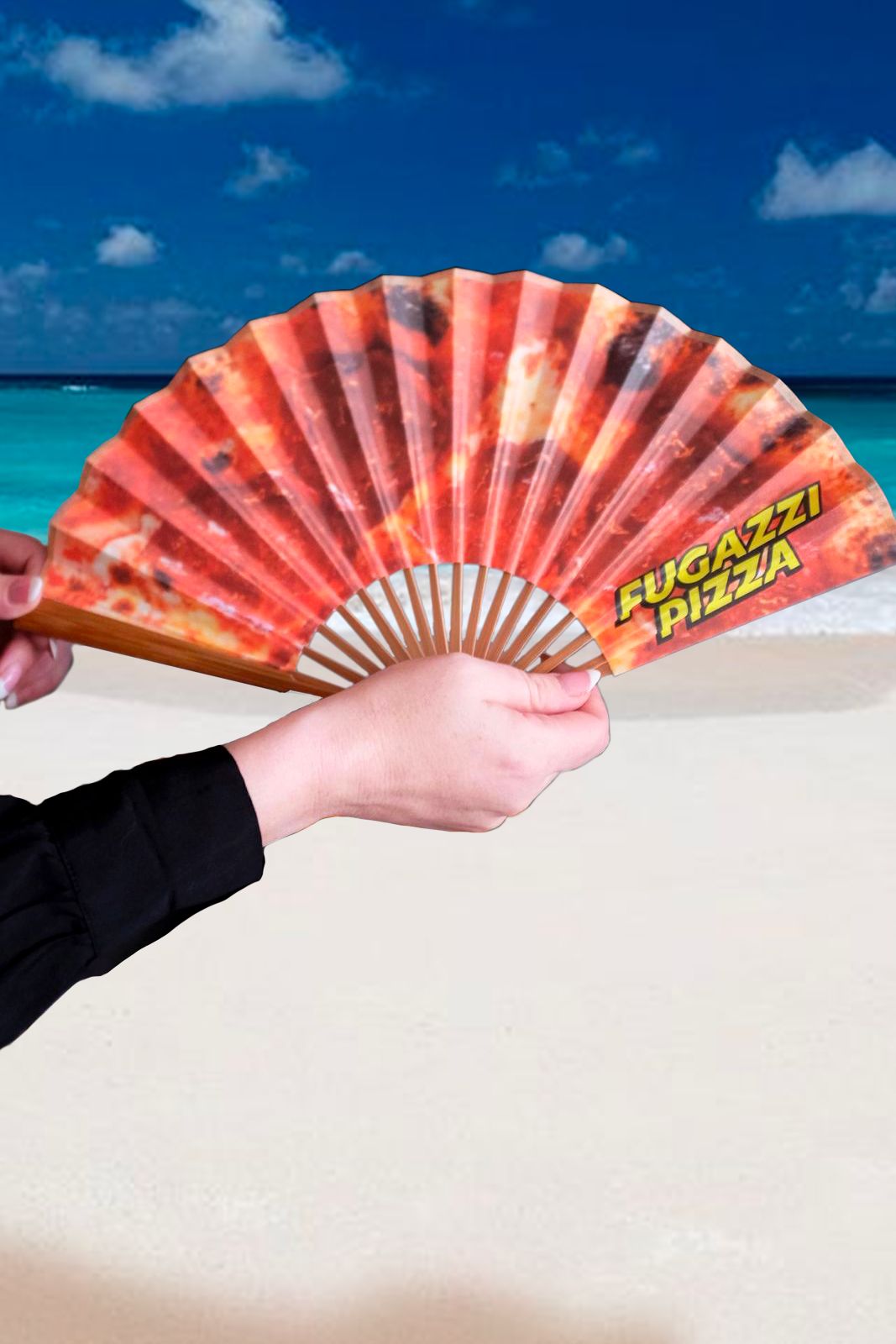 Fugazzi Pizza Hand Fan