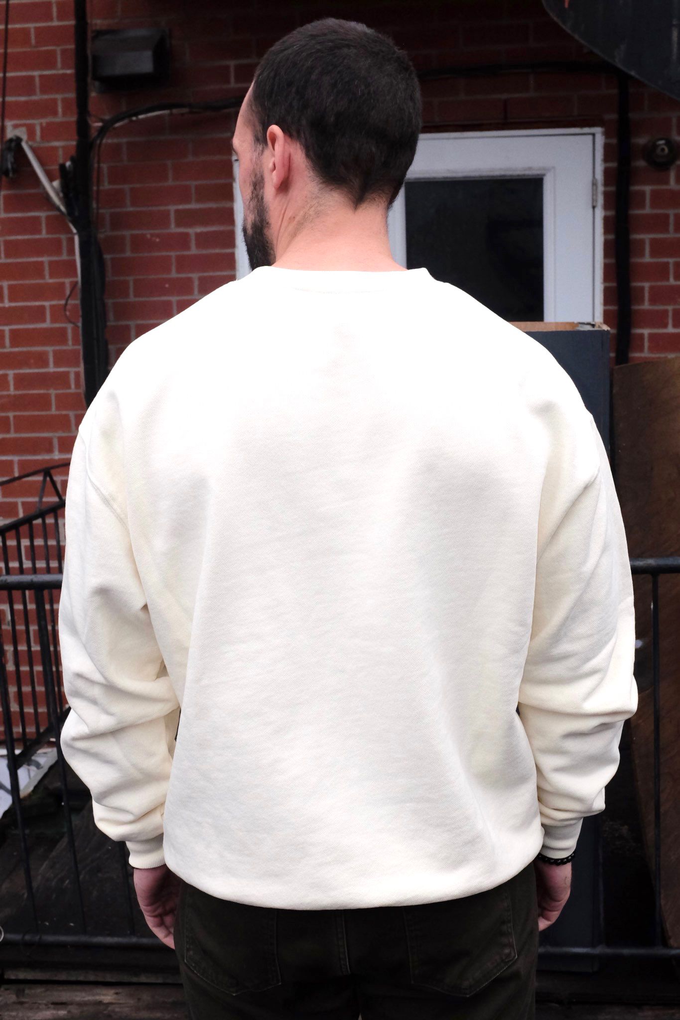 Milky way cream crewneck